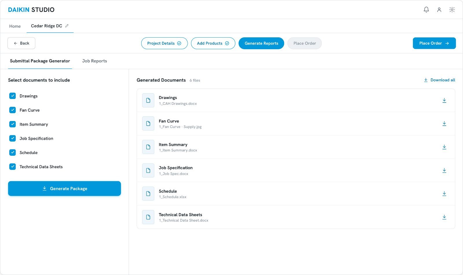 Submittal Package Generator — the first quote